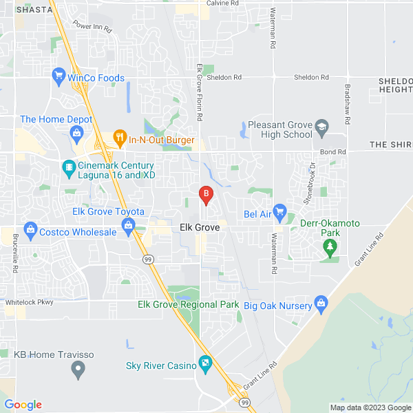 Alfredo's Lawn Service location map: 9444 Durango Way, Elk Grove, CA