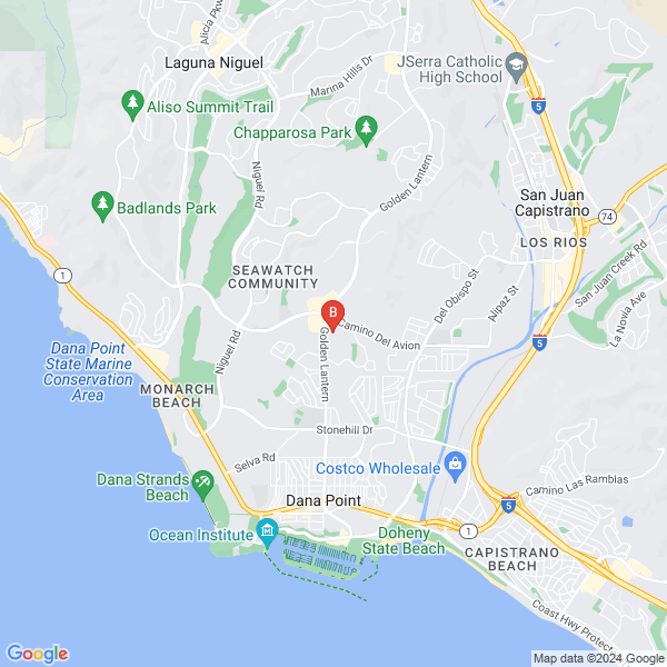 TotalAttract location map: 58 Terra Vista, Dana Point, CA